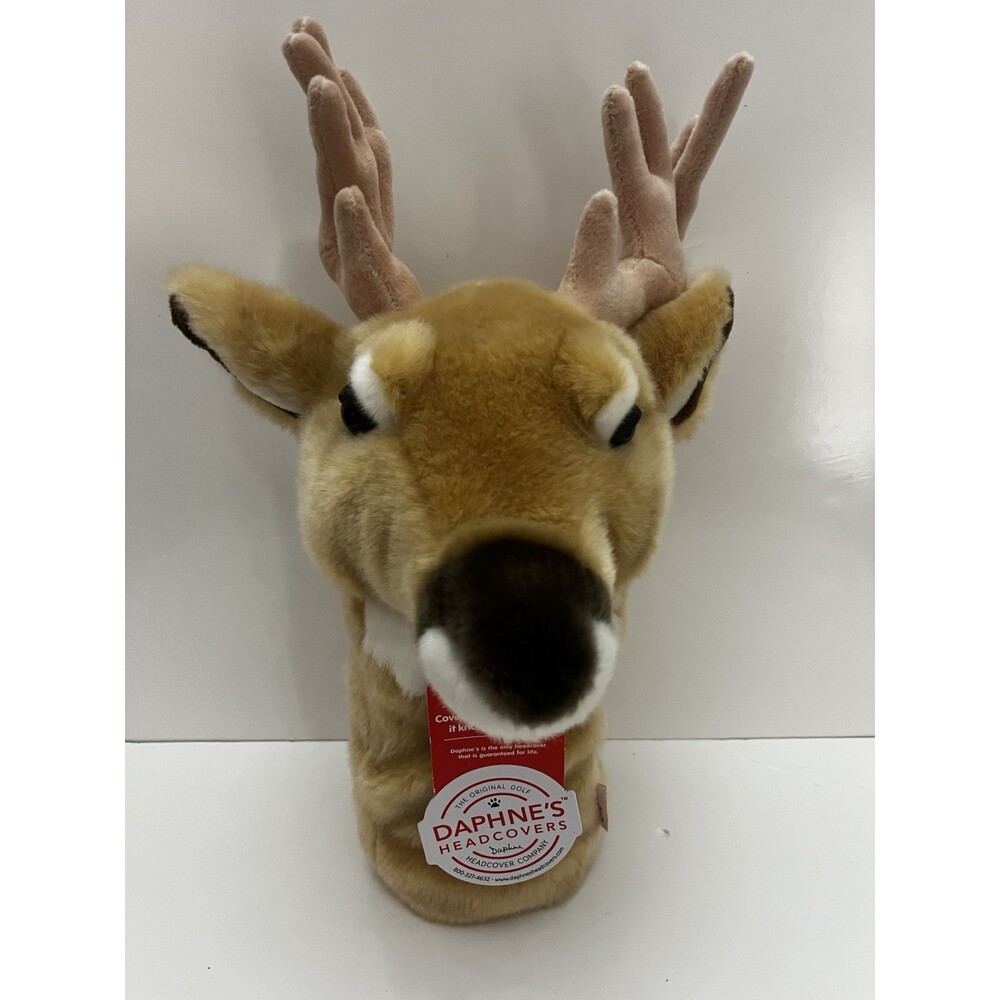 NWT Daphne Animal Headcovers Deer Fits Driver up to 460cc Lifetime Guaranteed